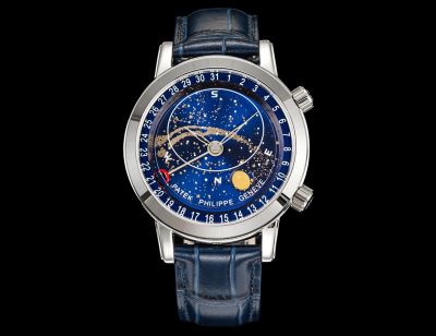 PATEK PHILIPPE Watch Bands Best Edition with 240 LU CL C Movement Bright Dark Blue Aperture 44mm Watch